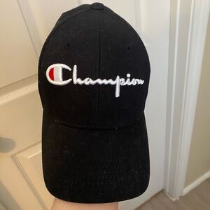 Champion Black Baseball Cap